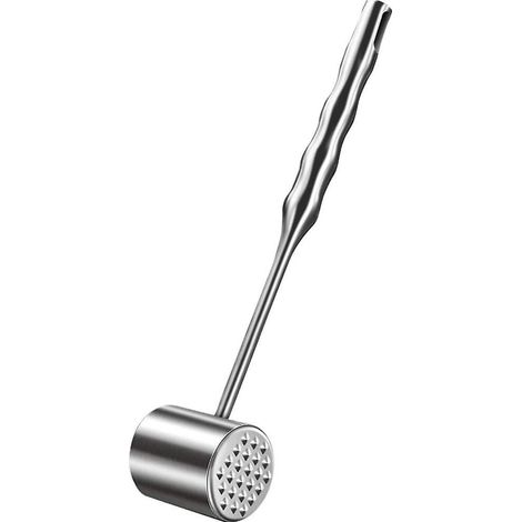 Attendrisseur à viande en acier inoxydable 304 pour steaks et poulets - Grille compatible lave-vaisselle pour aplatir et attendrir la viande (1/4)