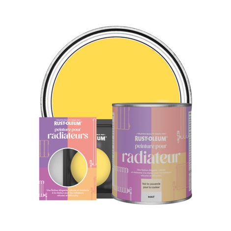 Peinture pour Radiateur, Finition Mate - Sorbet Citron (1/3)