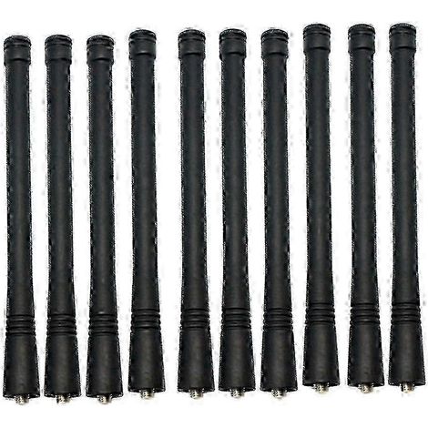 10 x Antenne VHF pour radios talkies-walkies GP88 GP88S GP328 GP338 PLUS 6 pouces (15 cm) 136-174 MHz f26 (1/5)