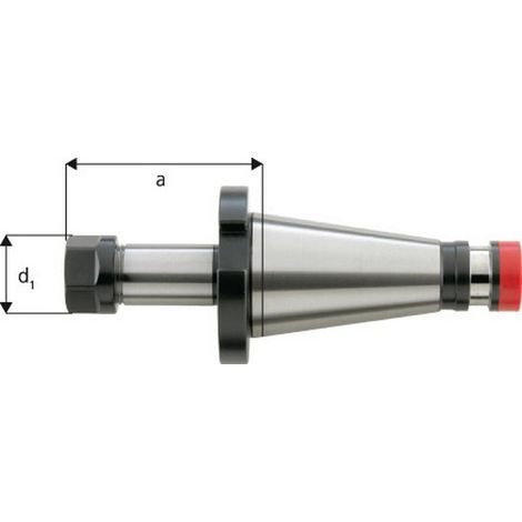 Mandrino A Pinza Er Din 2080 Capacità Di Serraggio: 1,0 Di 16,0 Millimetri, Iso 40, Er25 Pinza, Un 53 Mm, D1: 45 Mm