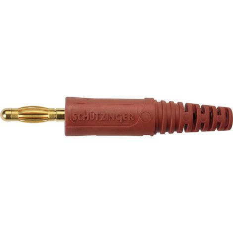 Schützinger DI FK 9 L Au / RT Fiche à ressort rouge 1 pc(s)