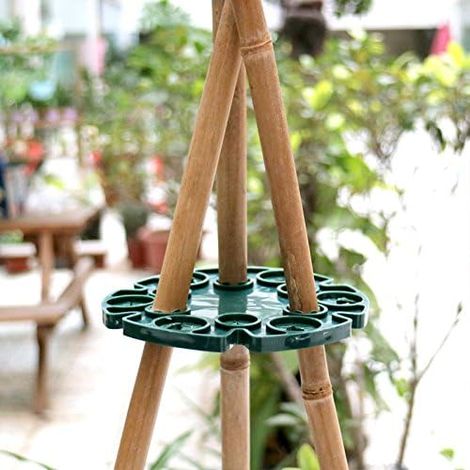 Lot de 2 - Supports De Haricots En Bambou Pour Soutenir Les Plantes Grimpantes - Les Tomates - Les Concombres - Les Clématites (1/5)