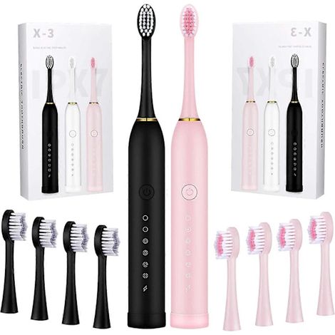 Brosses à dents électriques avec 6 modes-AquaForge