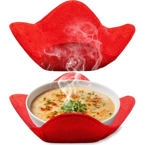 Support de bol pour aliments chauds, plats chauds  Support antidérapant pour bol micro-ondes pour la préparation des repas, four, cuisine, maison, appartement, dortoir (1/5)