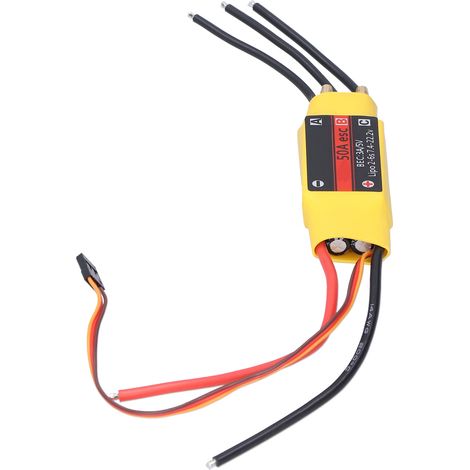 50A 2-Wege Brushless ESC Elektronischer Drehzahlregler Zubehör für RC-Bootsmodelle (1/5)