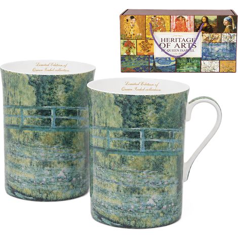 Claude Monet „Die Brücke über den Teich“ Tassenset 300 ml Geschenk für Königin Isabella (1/5)