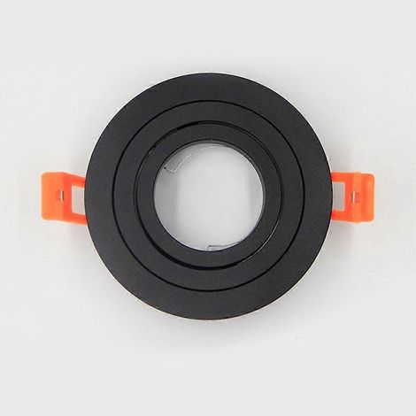 4 supports de luminaires encastrés carrés pour plafonnier, réglables, pour ampoules GU10 et MR16. (1/3)
