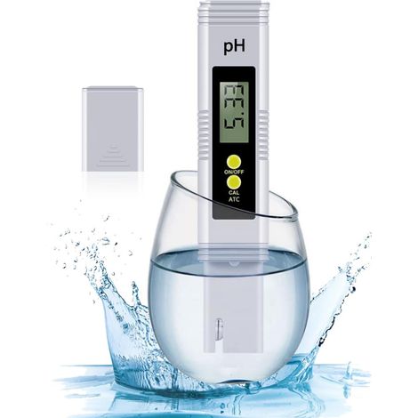testeur ph Testeur ph piscine Plage de test 0-14 PH, PH-mètre numérique pour l'eau, adapté aux aquariums, à l'hydroponie, aux piscines, aux tests de qualité de l'eau potable, etc. (1/5)