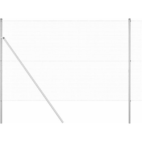 Maison Exclusive - Ground Fix Geschweißter Drahtzaun 25 x 1,6 m (