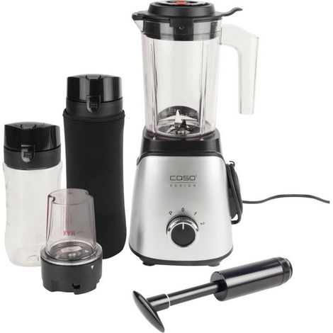 Mixer 0,7 l 300 w edelstahl / schwarz - Caso - 3608