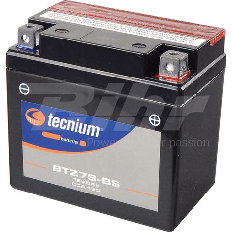 BATTERIA TECNIUM BTZ7S-BS 12V 5,5AH COMPATIBILE CON YTZ7S-BS