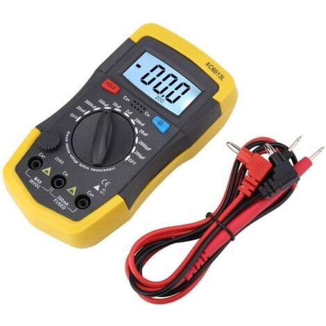 BARKBUSTERS Testeur de condensateur numérique, testeur de condensateur numérique LCD 0.1pF-20000uF, testeur de condensateur mF uF compteur de condensateur de jauge de Circuit Testeur et détecteur de t (1/4)