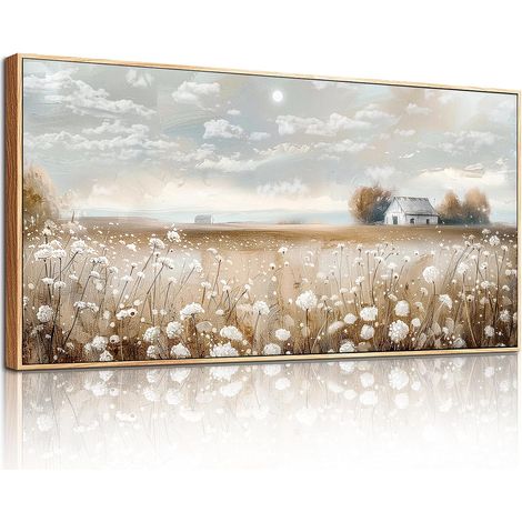 Tableau Decoration Murale Cadre Vintage Paysage Salon 60x120 cm (1/5)
