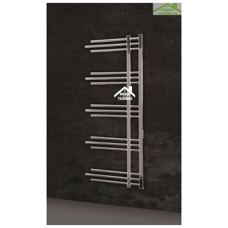 Radiateur sèche-serviette design vertical NERISSA 50x120 cm en chrome (1/3)