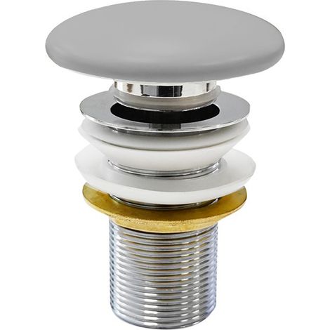 PILETTA CLICK-CLACK INFINITY SENZA TROPPOPIENO- Grigio pietra opaco- NYMO- pezzi 1