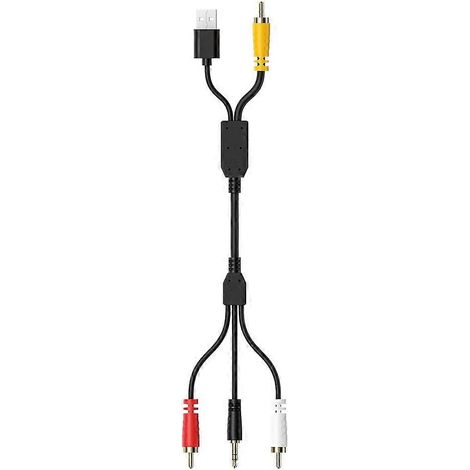 Convertisseur numérique-analogique SPDIF optique Toslink vers audio stéréo analogique RCA avec câble optique (1/5)