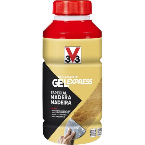 Décapant Gel Bois Express V33 Action Rapide Sur Toutes Peintures Bois - V33