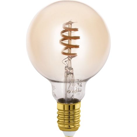 EGLO - E27 G95 spiral, amber - TW - Zigbee, Bluetooth
