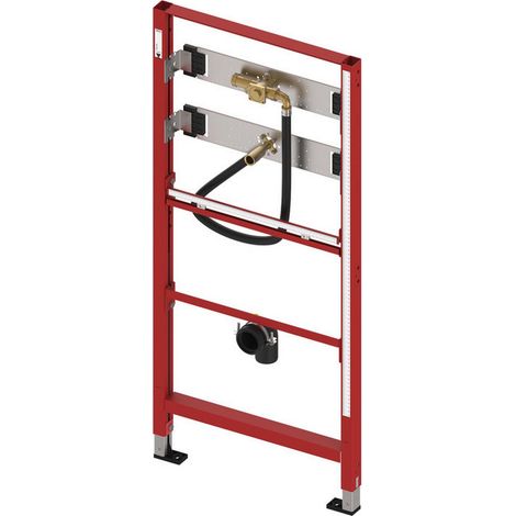 Ensemble de urinoir TECEbase composé d'un module urinoir avec fixation murale