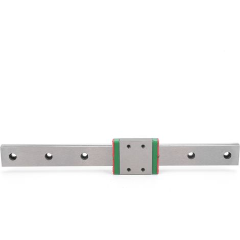 Glissière linéaire élargie en acier inoxydable, rail coulissant pour plateforme mobile MGW9C‑200‑1R, accessoire de guidage (1/5)