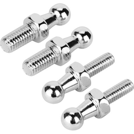 Boulons à Rotule M6 - Lot de 2 - Alliage d'Aluminium CNC - Pour Vérins à Gaz et Capots - Fixation Précise et Robuste (1/5)