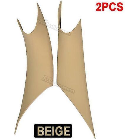 Lot de 2 poignées de porte intérieures en ABS avec protection pour BMW Série 3 et 4 F30 F35 (2012-2018) - Couleur : beige (1/5)