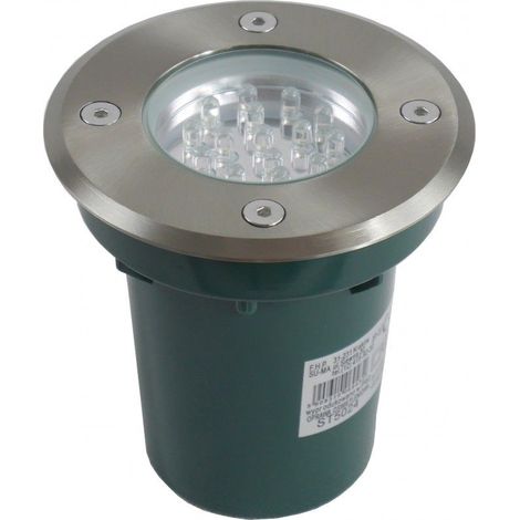 Faretto calpestabile tondo SU-MA Leda 1W IP67 argento (1/5)