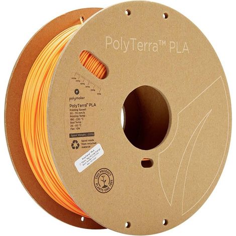 Filamento Polymaker PLA 1,75 mm 1 kg Sunrise Orange (1/3)