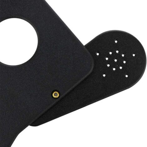 Lot de 2 obturateurs oculaires ophtalmiques noir outil examen vue (1/2)