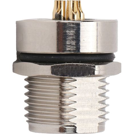 Connecteur adaptateur M8FS5 à montage sur panneau, étanche IP67, 5 broches
