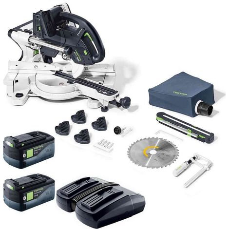 Festool Akku Kappsäge Zugsäge KAPEX KSC 60 EB-Basic 577775 + 2 Akku + Ladegerät (1/5)