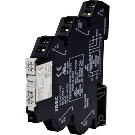 Idec RV8H-S-AD12 Relaisbaustein Nennspannung: 12 V/DC, 12 V/AC Schaltstrom (max.): 6 A 1 Wechsler  1
