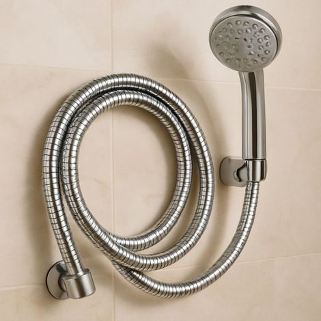 Flexible de Douche - - 150 cm - Chromé - Installation rapide - 2 Joints Inclus (1/5)