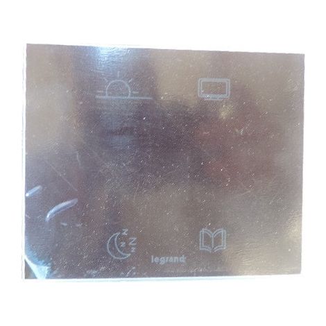 Commande graphite multifonctions tactile Bus icone Relax MyHome Céliane Legrand (1/2)