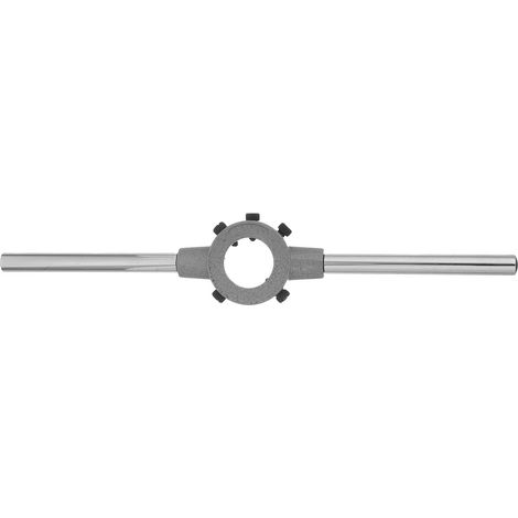 Clé à Filière Construction Stable et Résistance à L'usure en Acier Argenté Outil de Filetage pour Supports Adapté aux Travaux de Maintenance et Bricolage (1/5)