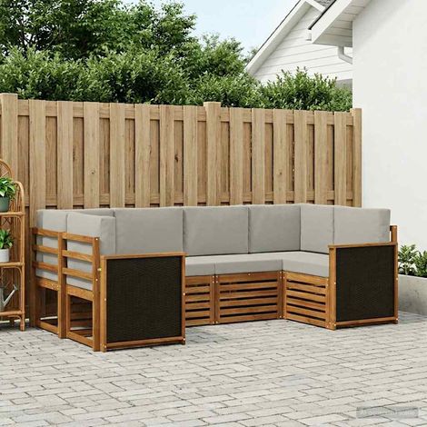 vidaXL Ecksofa Set mit Kissen 5 pcs (1/5)