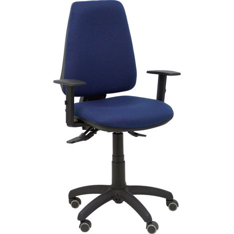 piqueras-y-crespo Elche S Bali chaise bureau bleu marine (1/5)