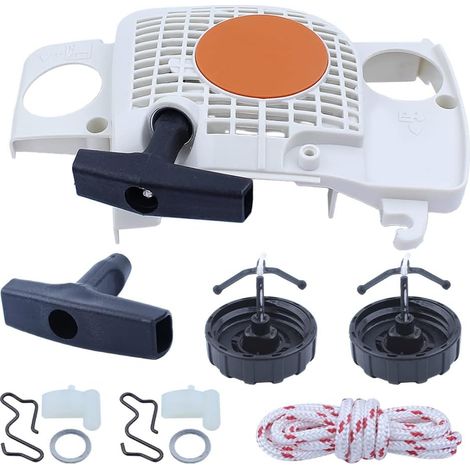 Starter Recoil Fuel Oil Caps Kit For Stihl Ms180 Ms180C Ms170 017 018 Chainsaw 1130 080 2100 1130 350 0500 (1/5)