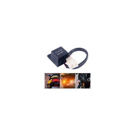 Relais Clignotant LED 12V Flasher LF1-S-PIN Moto Honda Kawasaki Suzuki Yamaha (1/5)