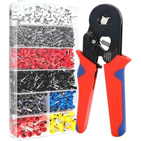 Jeu de 1800 Bornes de Raccordement pour Sections de 0.25-10 mm²