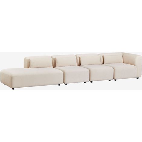 SKLUM 4-teiliges modulares Ecksofa Fogler mit Chaiselongue links                                   