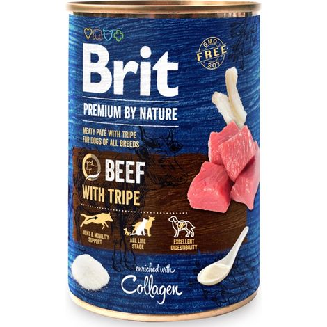Bœuf et tripes Brit Premium By Nature (boîte) 400 g