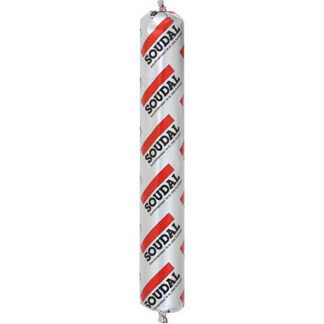Soudaseal 215LM+ - Mastic polymère hybride pour façade - Soudal - Poche de 600 ml Gris beige