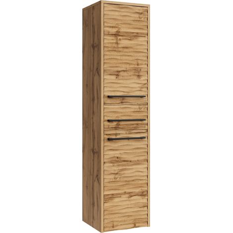 Columna de baño Etna 30 x 35 x 130 cm - Roble - Mueble columna c