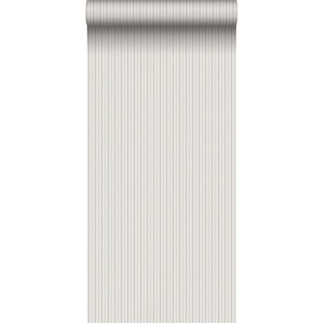 papier peint à rayures gris et rouge - Sanders & Sanders (1/4)