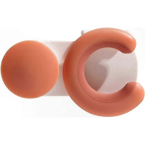 Zusammenklappbarer, wandmontierter Mopphalter, praktischer, rutschfester Aufbewahrungshaken, wasserdicht und feuchtigkeitsbeständig, in 3 Farben erhältlich, durchdachtes Design für den täglichen Gebra (1/4)