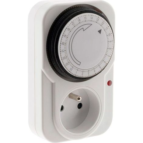 Programmateur - journalier mécanique inter. Voyant - 3500W (1/3)