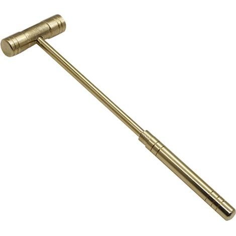 Mini marteau en laiton, outil d'impact de sécurité, petit maillet pour la fabrication de bijoux, artisanat de réparation de montres (1/3)