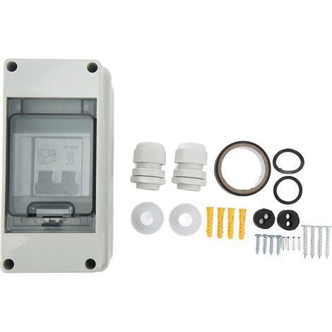 Miniatur-Gleichstrom-Leistungsschalter 2P 25A IP65 PA66 für netzunabhängige Solaranlagen 1000V (1/5)