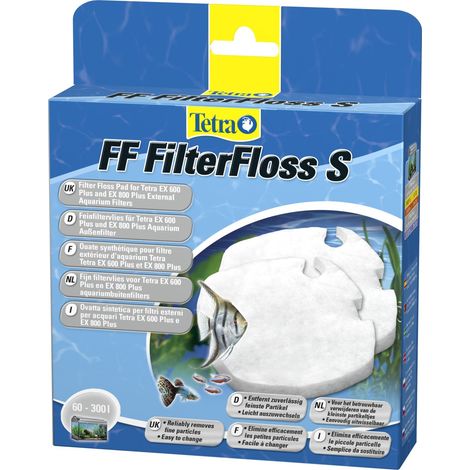 Ouate filtrante pour filtres Tetra EX 600 et 700